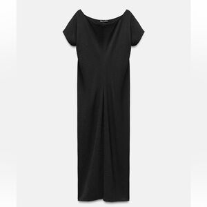 Zara Flowy Pleated Dress